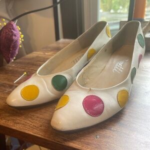 Colorful Polka Dot Women's Flats